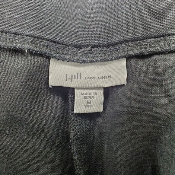 J Jill Love Linen Straight-Leg Pants Size M - Picture 7 of 9